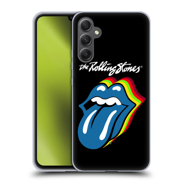 The Rolling Stones Licks Collection Pop Art 2 Soft Gel Case for Samsung Galaxy A34 5G