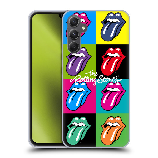 The Rolling Stones Licks Collection Pop Art 1 Soft Gel Case for Samsung Galaxy A34 5G