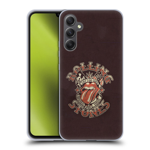 The Rolling Stones Tours Tattoo You 1981 Soft Gel Case for Samsung Galaxy A34 5G