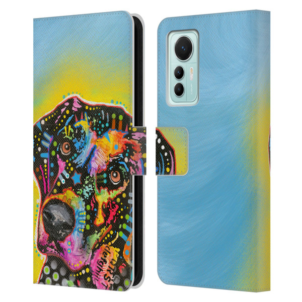 Dean Russo Dogs Labrador Leather Book Wallet Case Cover For Xiaomi 12 Lite