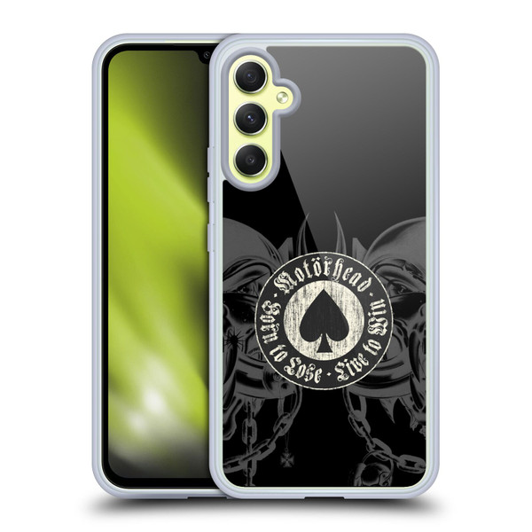 Motorhead Graphics Born To Lose Love To Win Soft Gel Case for Samsung Galaxy A34 5G