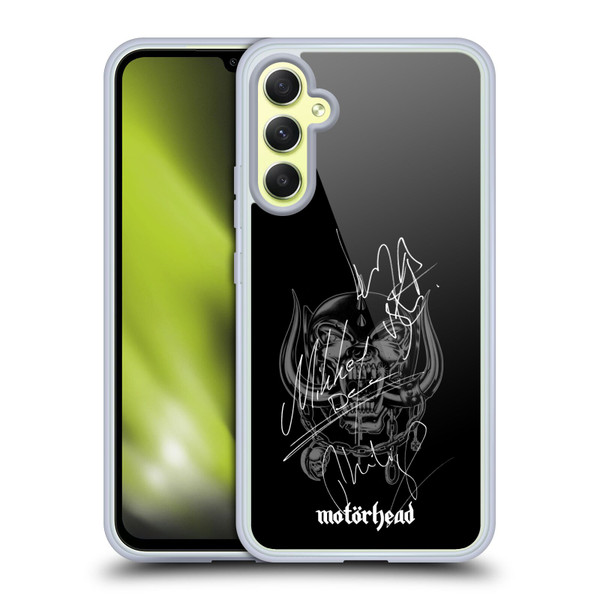 Motorhead Graphics Signatures Soft Gel Case for Samsung Galaxy A34 5G