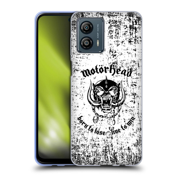 Motorhead Logo Born To Lose Live To Win Soft Gel Case for Motorola Moto G53 5G