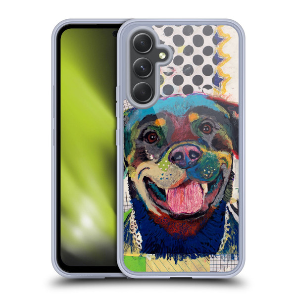 Michel Keck Dogs Rottweiler Soft Gel Case for Samsung Galaxy A54 5G