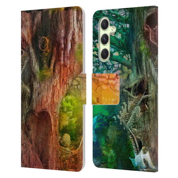 Aimee Stewart Fantasy Dream Tree Leather Book Wallet Case Cover For Samsung Galaxy A54 5G