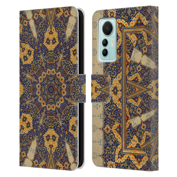 Aimee Stewart Mandala Ancient Script Leather Book Wallet Case Cover For Xiaomi 12 Lite