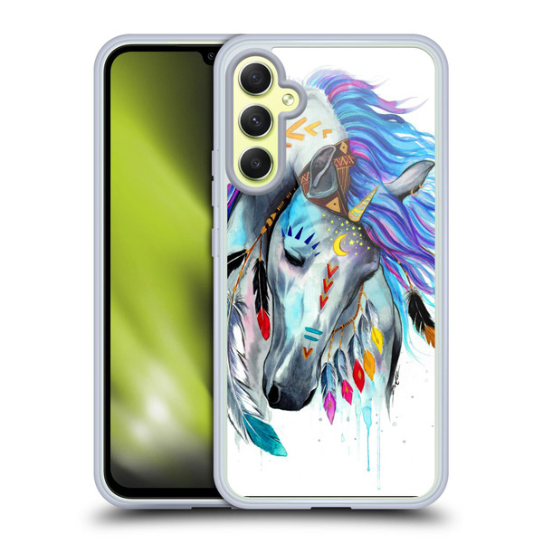 Pixie Cold Animals Spirit Soft Gel Case for Samsung Galaxy A34 5G