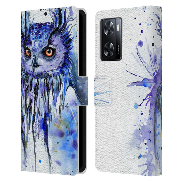 Pixie Cold Animals Secrets Leather Book Wallet Case Cover For OPPO A57s