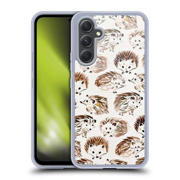 Cat Coquillette Animals Hedgehogs Soft Gel Case for Samsung Galaxy A54 5G