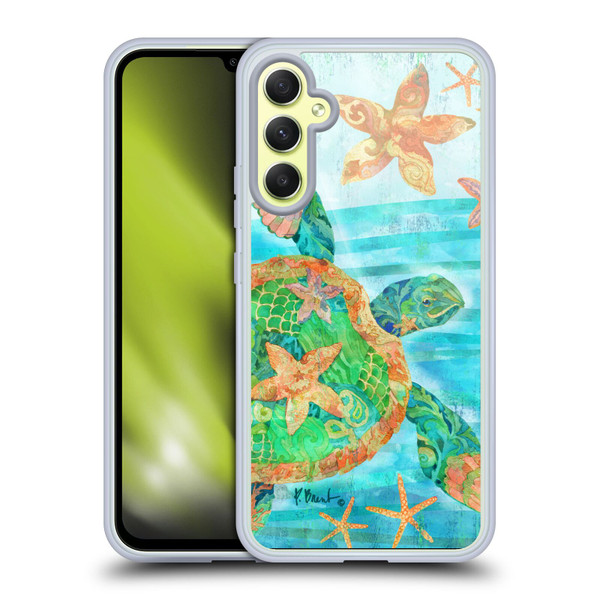 Paul Brent Coastal Nassau Turtle Soft Gel Case for Samsung Galaxy A34 5G