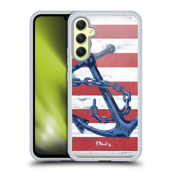 Paul Brent Nautical Westerly Anchor Soft Gel Case for Samsung Galaxy A34 5G