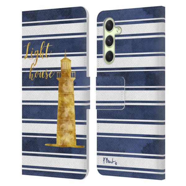 Paul Brent Nautical Lighthouse Leather Book Wallet Case Cover For Samsung Galaxy A54 5G