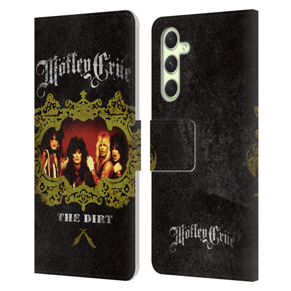 Motley Crue Key Art The Dirt Frame Leather Book Wallet Case Cover For Samsung Galaxy A54 5G
