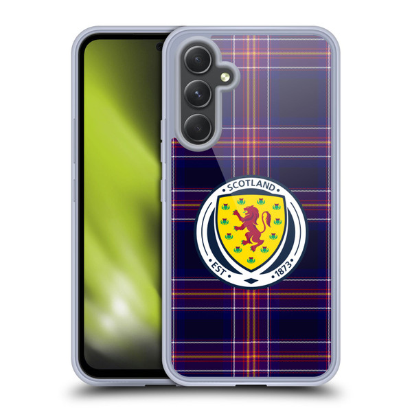 Scotland National Football Team Logo 2 Tartan Soft Gel Case for Samsung Galaxy A54 5G