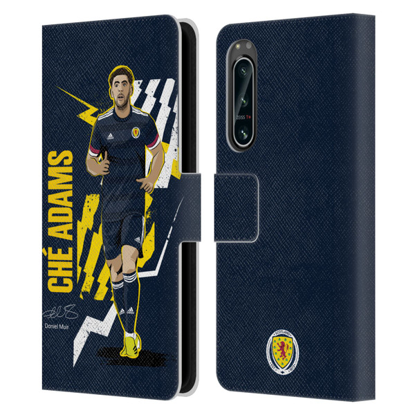 Scotland National Football Team Players Ché Adams Leather Book Wallet Case Cover For Sony Xperia 5 IV