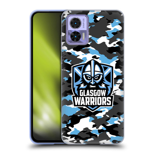 Glasgow Warriors Logo 2 Camouflage Soft Gel Case for Motorola Edge 30 Neo 5G