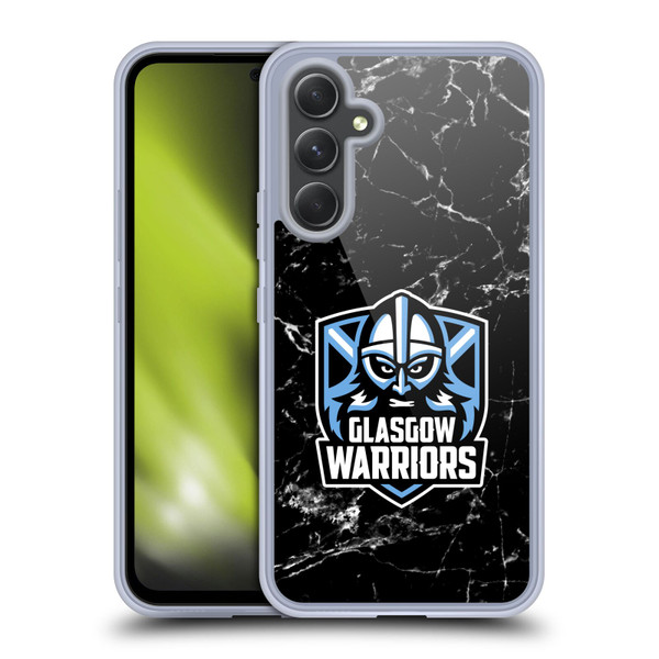 Glasgow Warriors Logo 2 Marble Soft Gel Case for Samsung Galaxy A54 5G