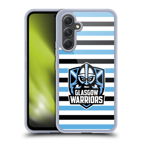 Glasgow Warriors Logo 2 Stripes 2 Soft Gel Case for Samsung Galaxy A54 5G