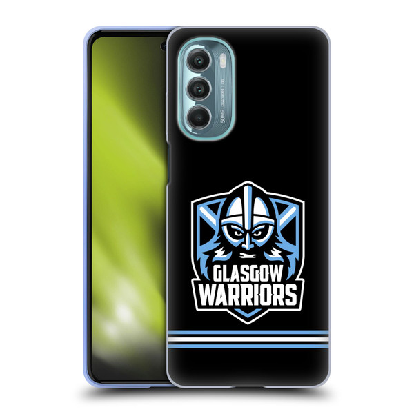 Glasgow Warriors Logo Stripes Black Soft Gel Case for Motorola Moto G Stylus 5G (2022)