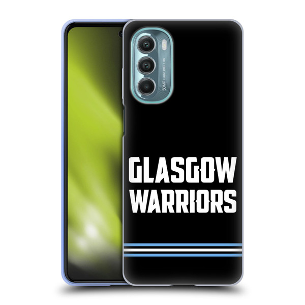 Glasgow Warriors Logo Text Type Black Soft Gel Case for Motorola Moto G Stylus 5G (2022)