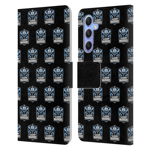 Glasgow Warriors Logo 2 Patterns Leather Book Wallet Case Cover For Samsung Galaxy A34 5G