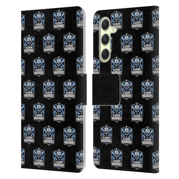 Glasgow Warriors Logo 2 Patterns Leather Book Wallet Case Cover For Samsung Galaxy A54 5G