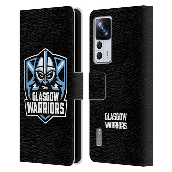 Glasgow Warriors Logo Plain Black Leather Book Wallet Case Cover For Xiaomi 12T Pro