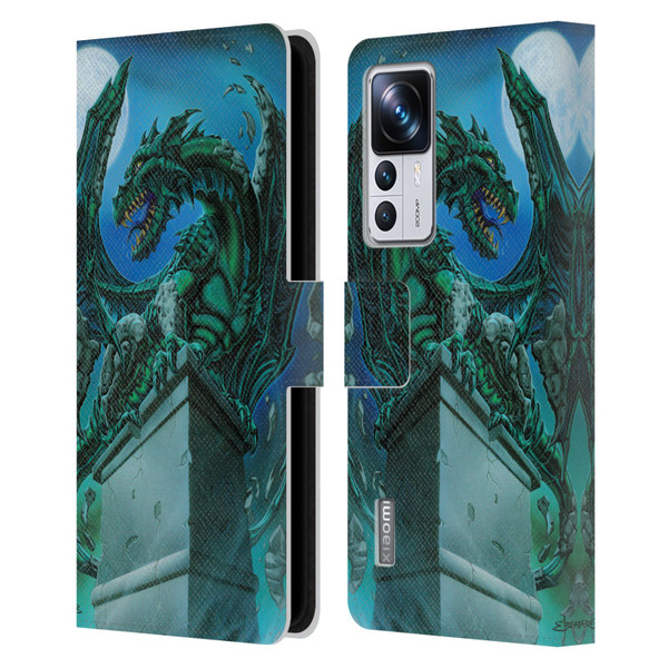 Ed Beard Jr Dragons The Awakening Leather Book Wallet Case Cover For Xiaomi 12T Pro