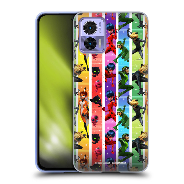 Miraculous Tales of Ladybug & Cat Noir Graphics Pattern Soft Gel Case for Motorola Edge 30 Neo 5G