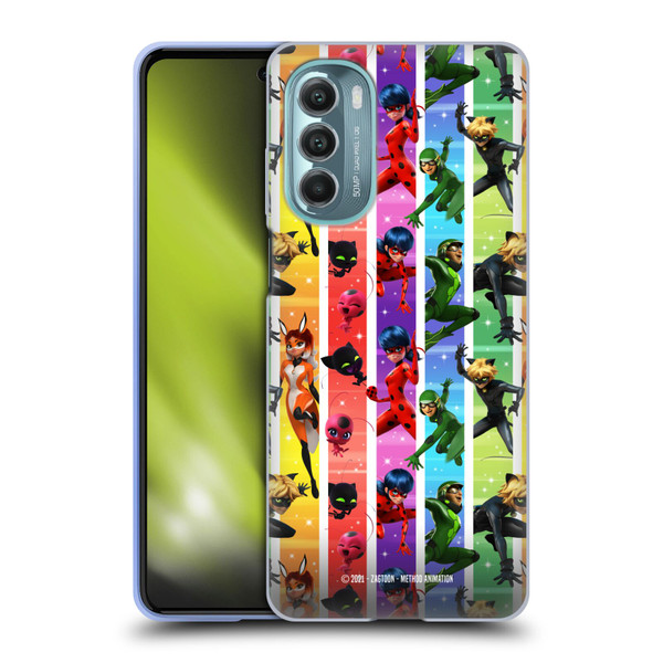 Miraculous Tales of Ladybug & Cat Noir Graphics Pattern Soft Gel Case for Motorola Moto G Stylus 5G (2022)