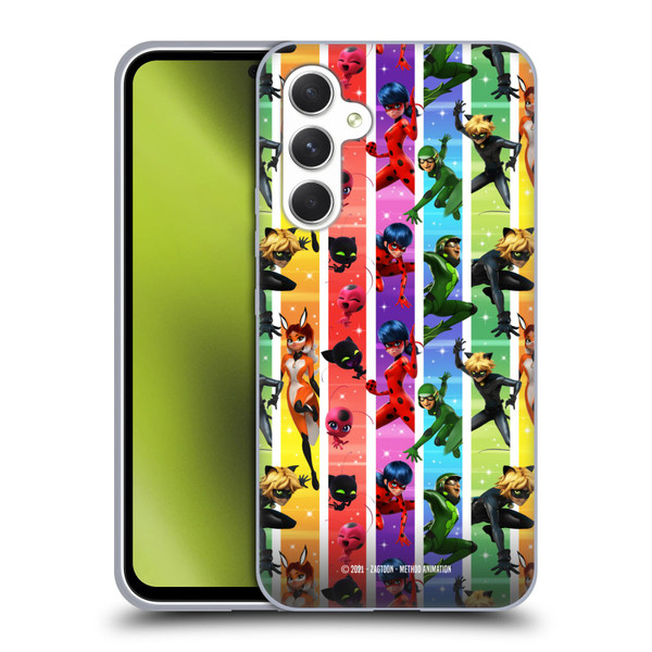 Miraculous Tales of Ladybug & Cat Noir Graphics Pattern Soft Gel Case for Samsung Galaxy A54 5G