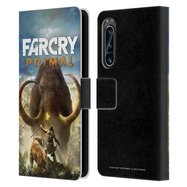 Far Cry Primal Key Art Pack Shot Leather Book Wallet Case Cover For Sony Xperia 5 IV