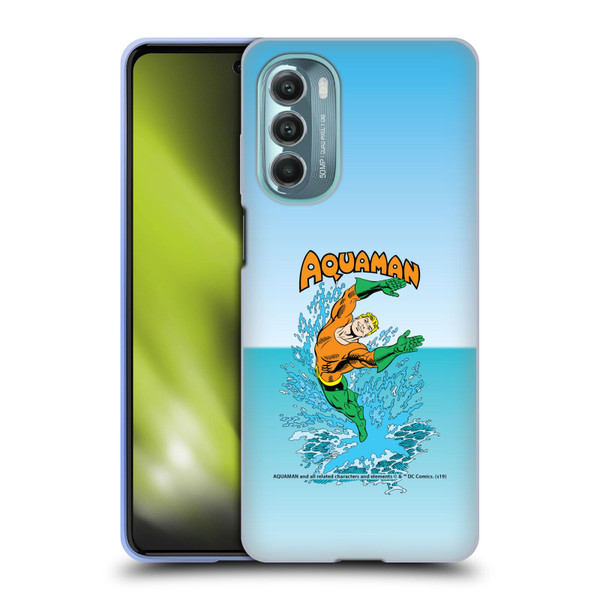 Aquaman DC Comics Fast Fashion Splash Soft Gel Case for Motorola Moto G Stylus 5G (2022)