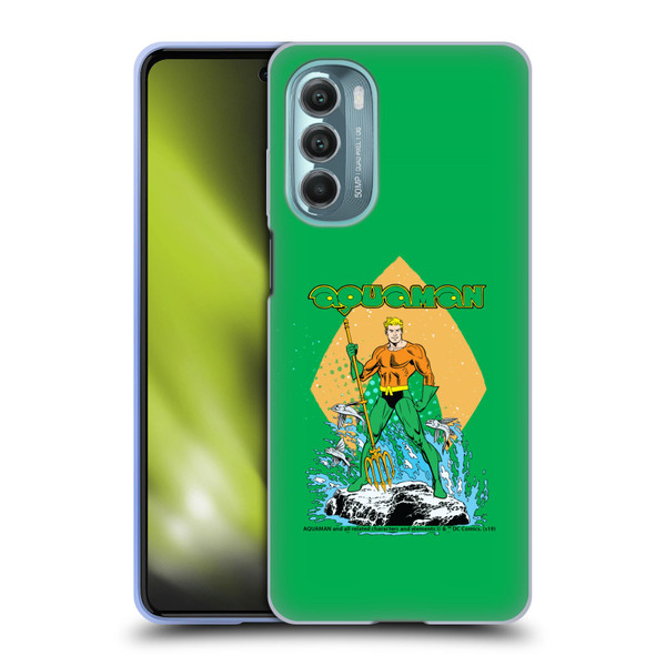 Aquaman DC Comics Fast Fashion Trident Soft Gel Case for Motorola Moto G Stylus 5G (2022)