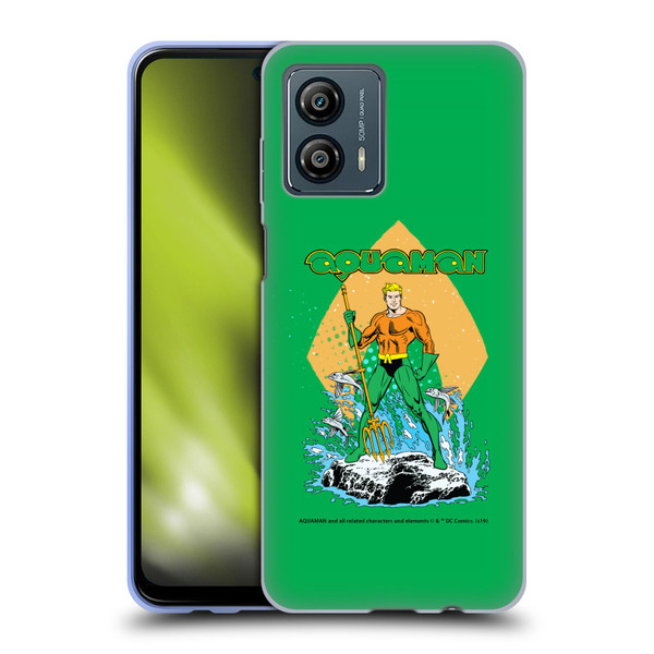 Aquaman DC Comics Fast Fashion Trident Soft Gel Case for Motorola Moto G53 5G