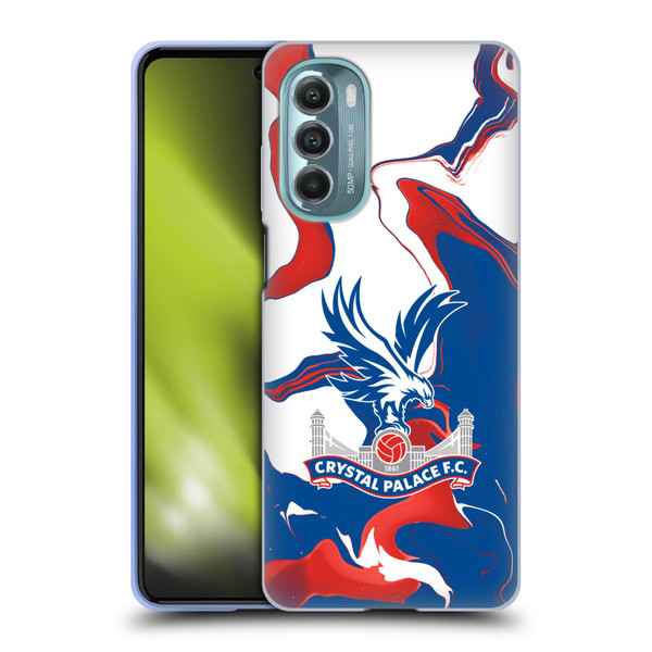 Crystal Palace FC Crest Marble Soft Gel Case for Motorola Moto G Stylus 5G (2022)