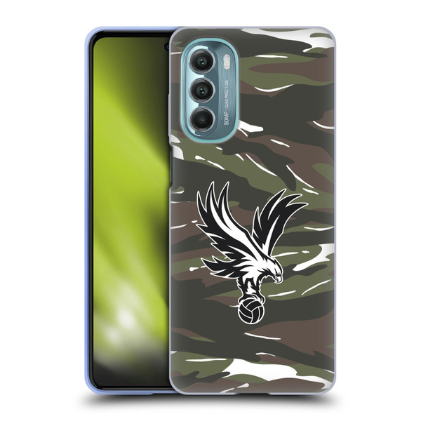 Crystal Palace FC Crest Woodland Camouflage Soft Gel Case for Motorola Moto G Stylus 5G (2022)