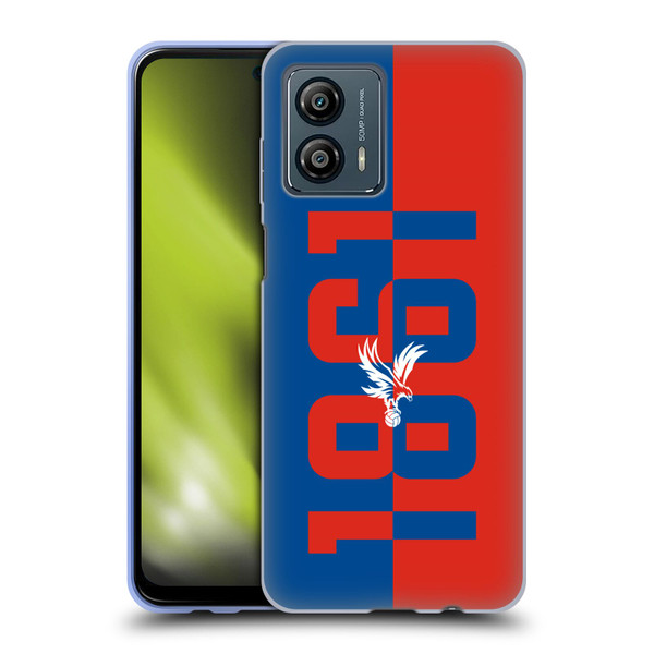 Crystal Palace FC Crest 1861 Soft Gel Case for Motorola Moto G53 5G