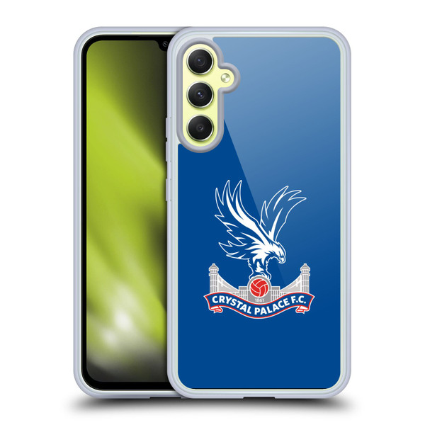 Crystal Palace FC Crest Plain Soft Gel Case for Samsung Galaxy A34 5G