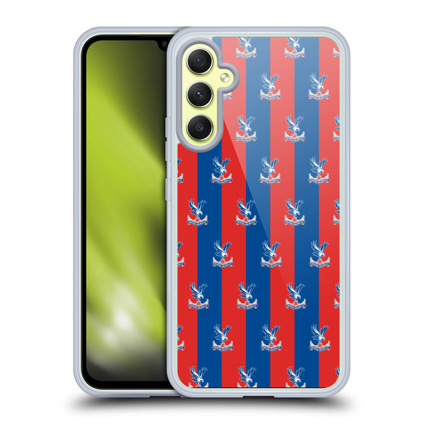 Crystal Palace FC Crest Pattern Soft Gel Case for Samsung Galaxy A34 5G