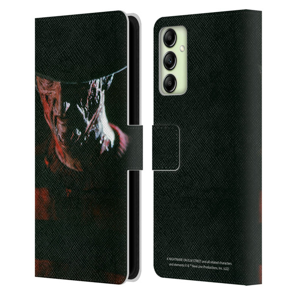 A Nightmare On Elm Street (1984) Graphics Freddy Leather Book Wallet Case Cover For Samsung Galaxy A14 5G