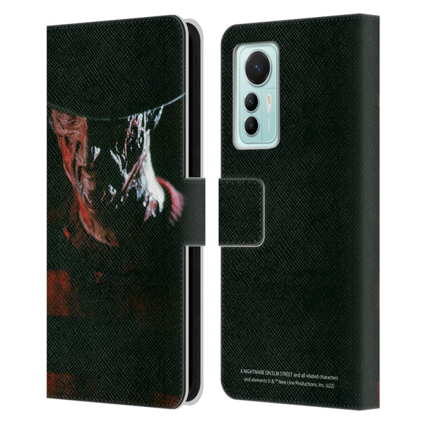 A Nightmare On Elm Street (1984) Graphics Freddy Leather Book Wallet Case Cover For Xiaomi 12 Lite