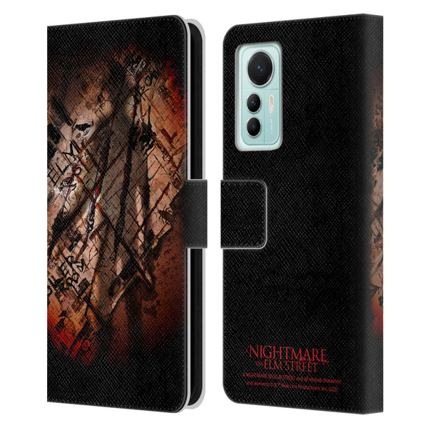 A Nightmare On Elm Street (2010) Graphics Freddy Boiler Room Leather Book Wallet Case Cover For Xiaomi 12 Lite