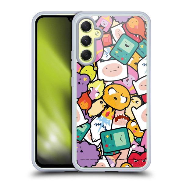 Adventure Time Graphics Pattern Soft Gel Case for Samsung Galaxy A34 5G