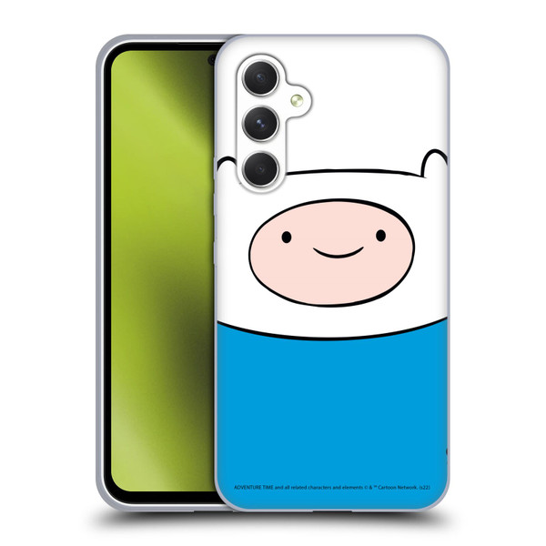 Adventure Time Graphics Finn The Human Soft Gel Case for Samsung Galaxy A54 5G