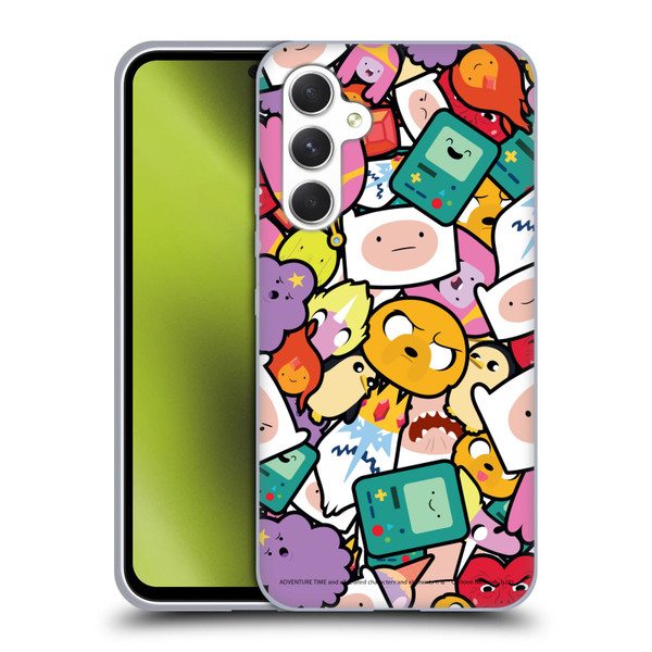 Adventure Time Graphics Pattern Soft Gel Case for Samsung Galaxy A54 5G