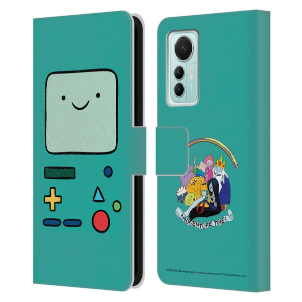 Adventure Time Graphics BMO Leather Book Wallet Case Cover For Xiaomi 12 Lite