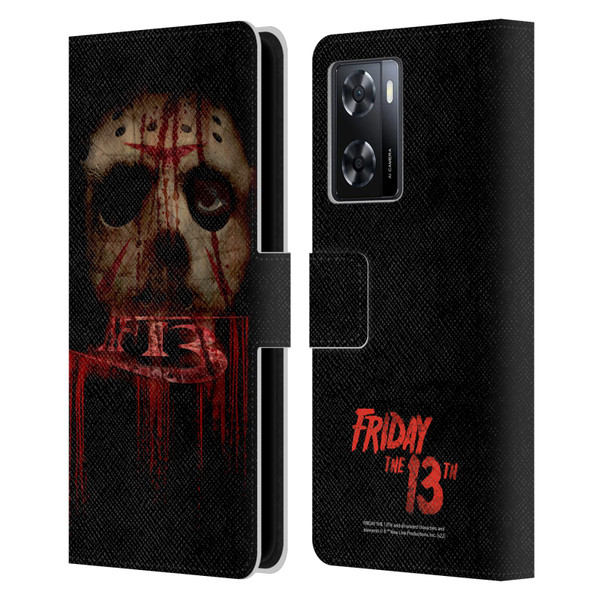 Friday the 13th 2009 Graphics Jason Voorhees Leather Book Wallet Case Cover For OPPO A57s