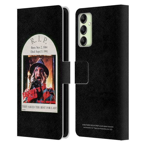 A Nightmare On Elm Street: Freddy's Dead Graphics The Final Nightmare Leather Book Wallet Case Cover For Samsung Galaxy A14 5G