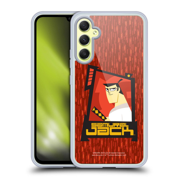 Samurai Jack Graphics Character Art 2 Soft Gel Case for Samsung Galaxy A34 5G